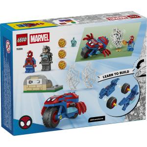 LEGO® Marvel - Motorkerékpáros Pókember vs. Rhino | #11206