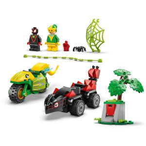LEGO® Marvel - Spin és Electro: Üldözés a dinójárművel | #11198