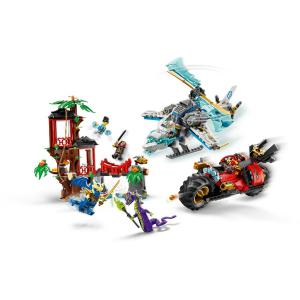 LEGO® NINJAGO® - Nindzsajárművek csatája a lombháznál | #71857