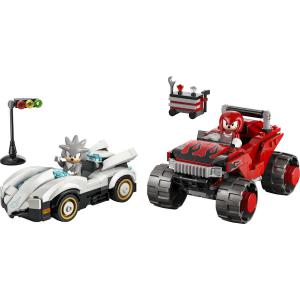 LEGO® Sonic the Hedgehog™ - Silver autója Knuckles monster truckja ellen | #77118