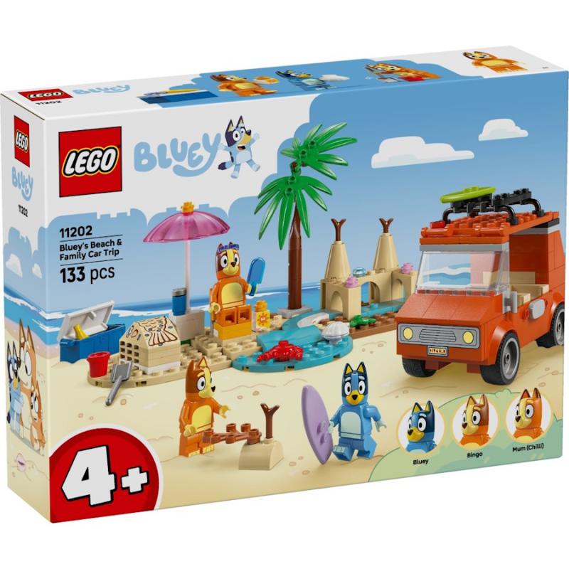 LEGO® Bluey - Bluey és családja a tengerpartra utazik | #11202