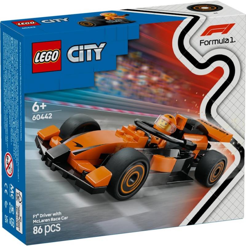 LEGO® City - F1®-es pilóta McLaren versenyautóval | #60442