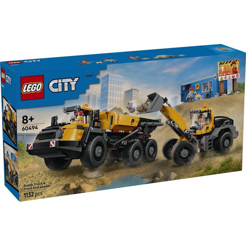 LEGO® City - Homlokrakodó és billenőplatós teherautó | #60494