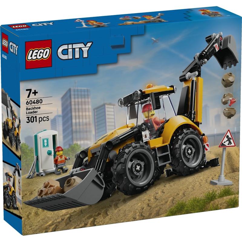 LEGO® City - Sárga árokásó-rakodó | #60480