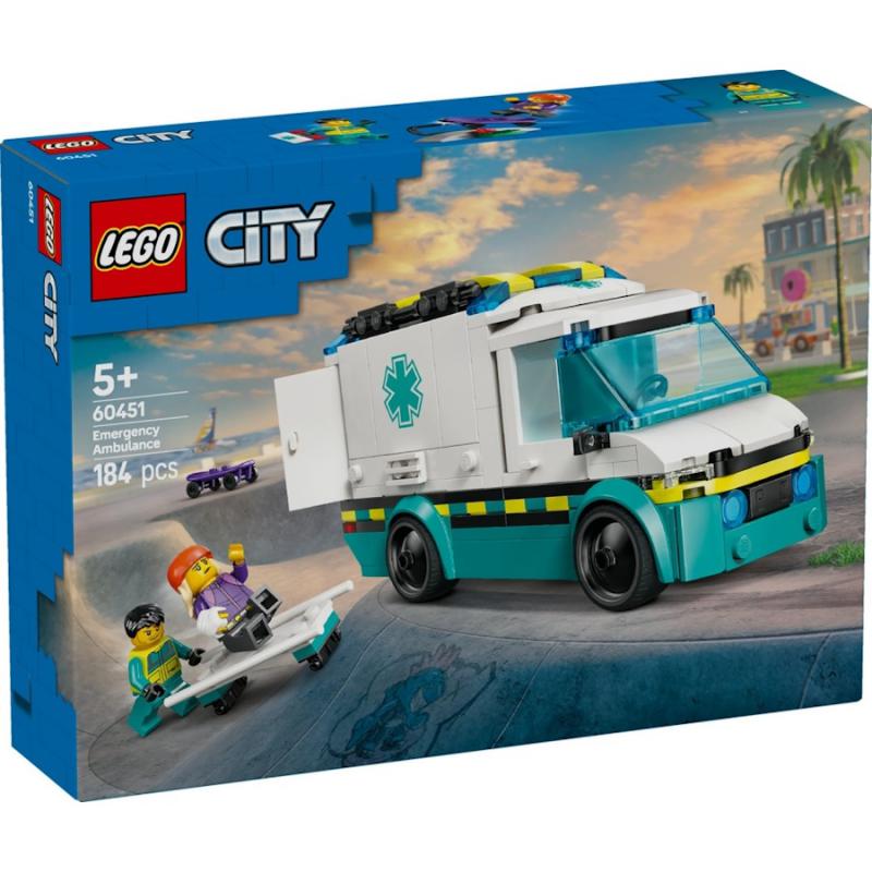 LEGO® City - Sürgősségi mentőautó | #60451