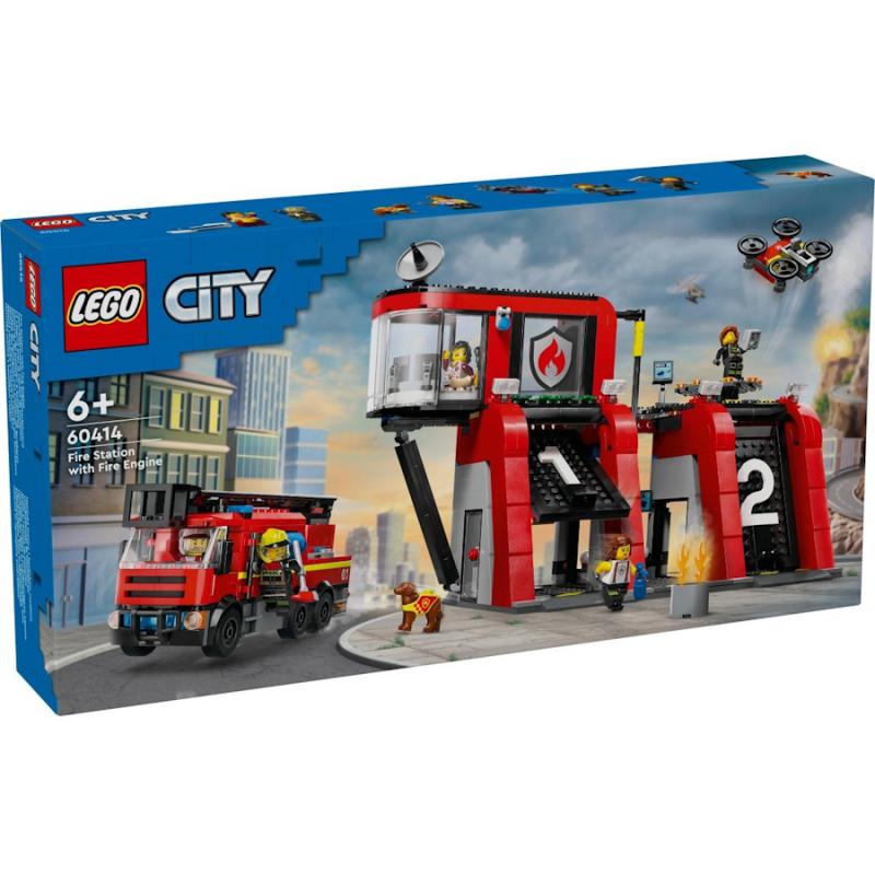 LEGO® City - Tűzoltóállomás és tűzoltóautó | #60414