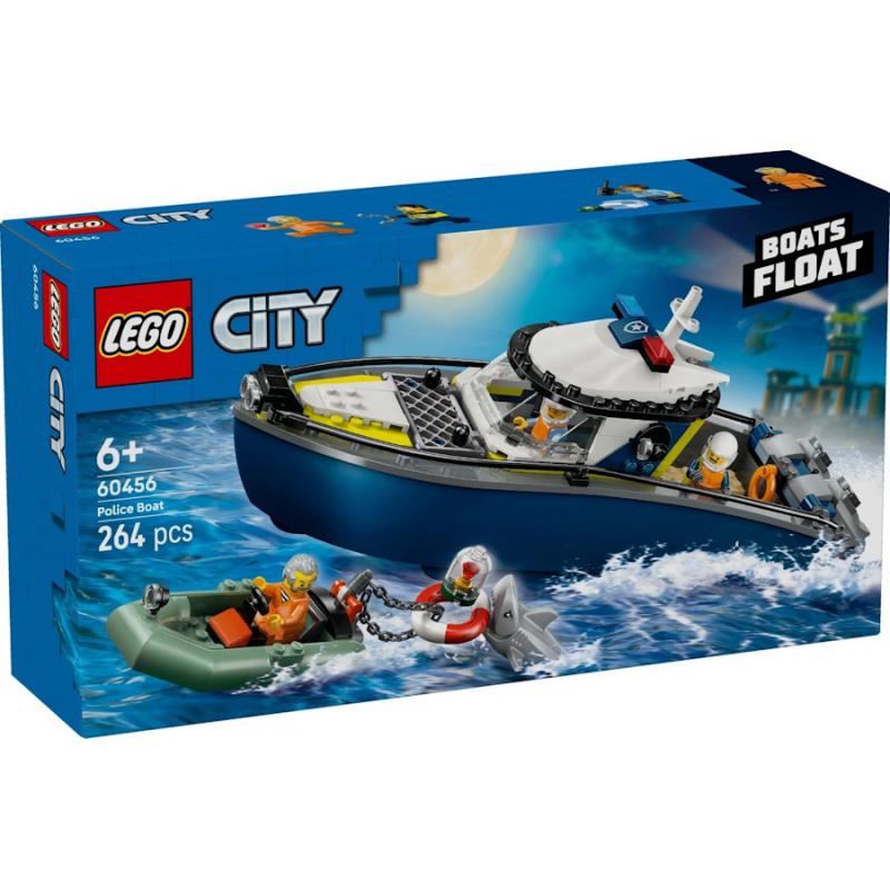 LEGO® City - Üldözés rendőrségi csónakkal | #60456