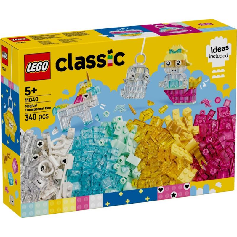 LEGO® Classic - Átlátszó bűvös kockák | #11040
