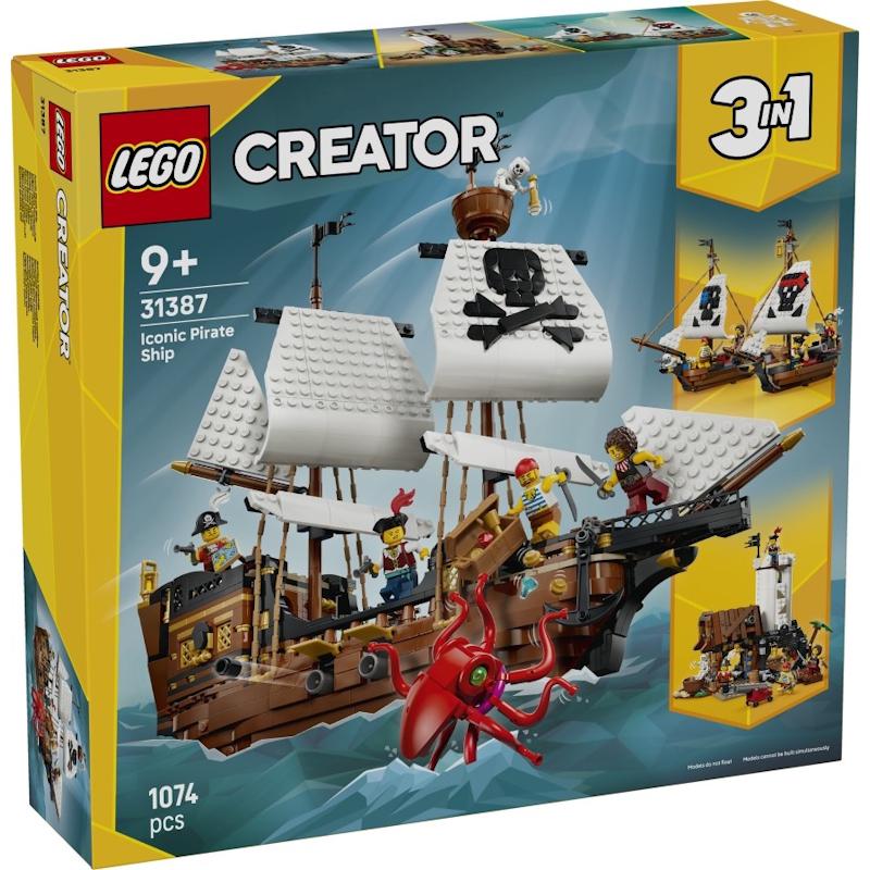 LEGO® Creator 3-in-1 - Ikonikus kalózhajó | #31387