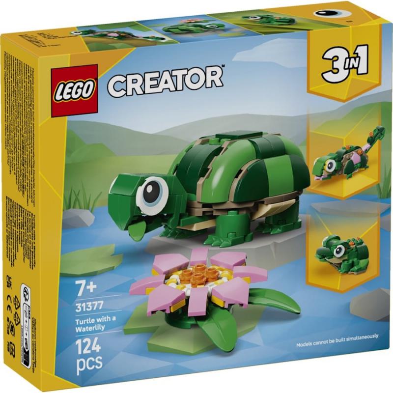 LEGO® Creator 3-in-1 - Teknős egy vízililiom-virággal | #31377