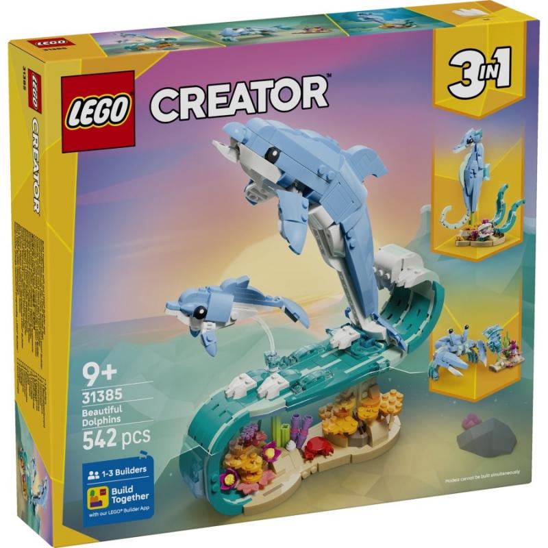 LEGO® Creator 3-in-1 - Tengeri állatok: Csodálatos delfinek | #31385