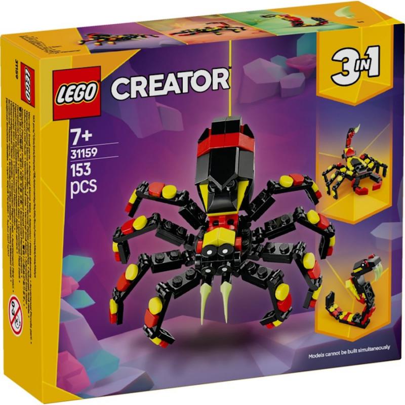 LEGO® Creator 3-in-1 - Vadállatok: Meglepetésekkel teli pók | #31159