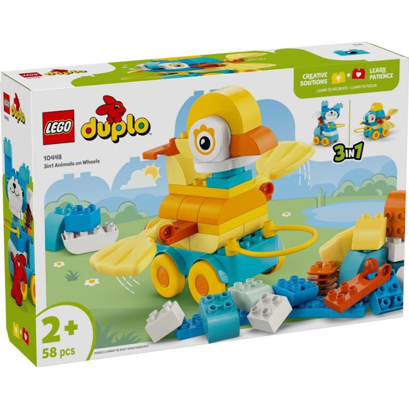 LEGO® DUPLO® - 3 az 1-ben guruló állatok | #10448