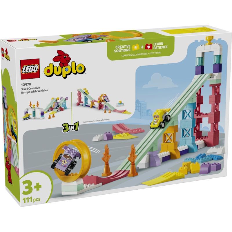 LEGO® DUPLO® - 3 az 1-ben kreatív ugratók és járművek | #10478