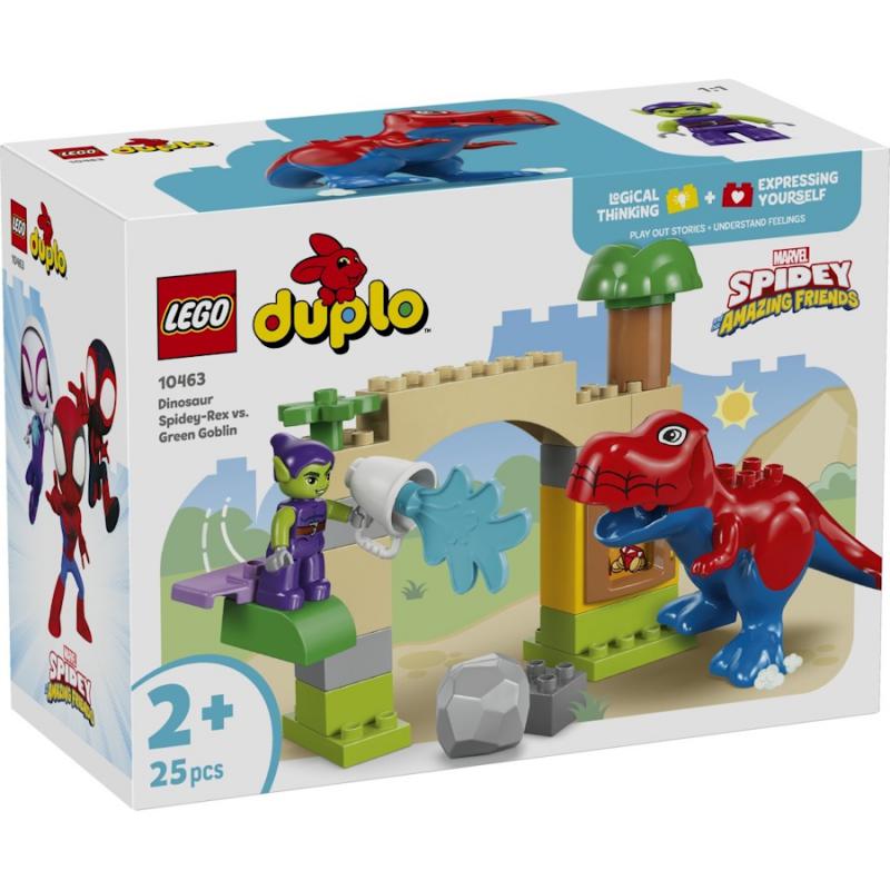 LEGO® DUPLO® - Dinoszaurusz Spidey-Rex vs. Zöld Manó | #10463