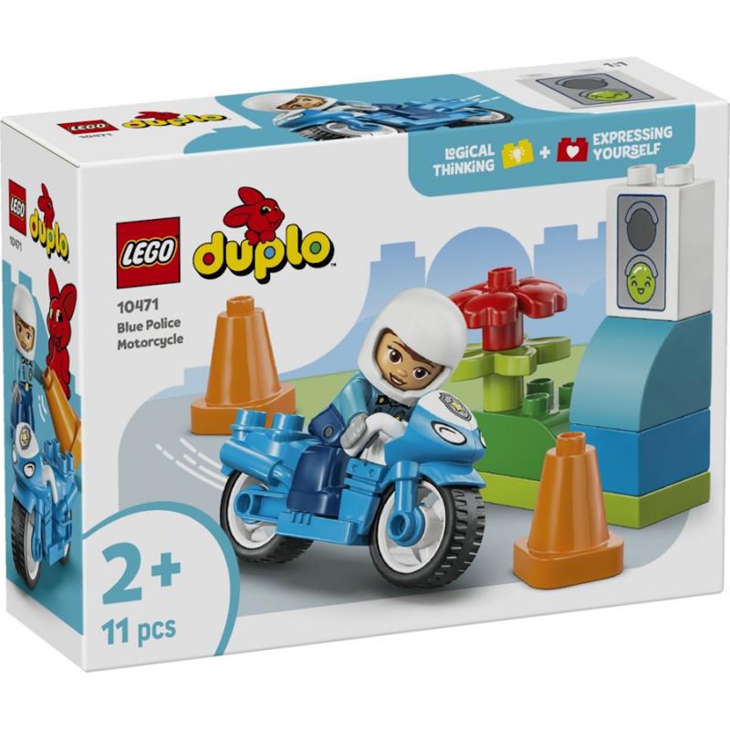 LEGO® DUPLO® - Kék rendőrségi motorkerékpár | #10471