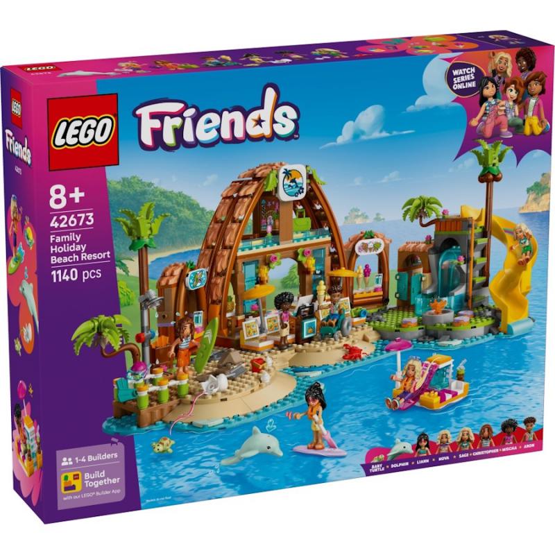 LEGO® Friends - Családi vakáció a tengerparti nyaralóban | #42673