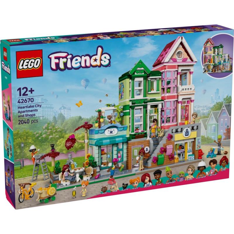 LEGO® Friends - Heartlake City lakások és üzletek | #42670