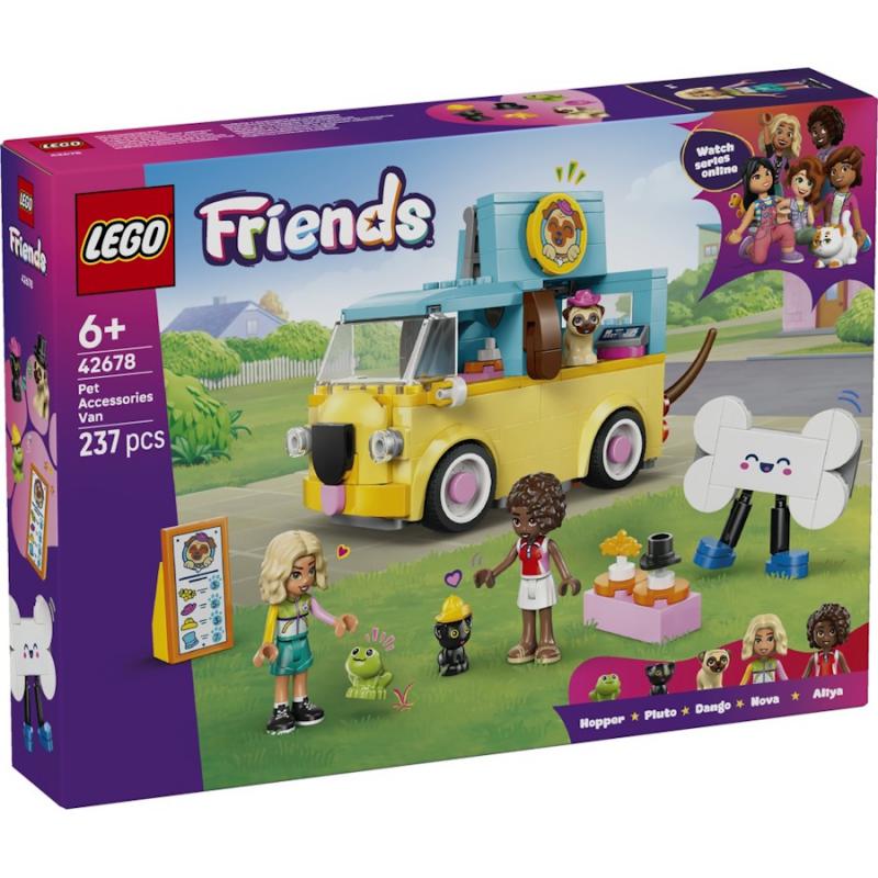 LEGO® Friends - Kisteherautó kisállatfelszerelésekkel | #42678