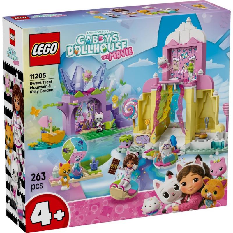 LEGO® Gabby babaháza - Cukorkahegy és cicakert | #11205