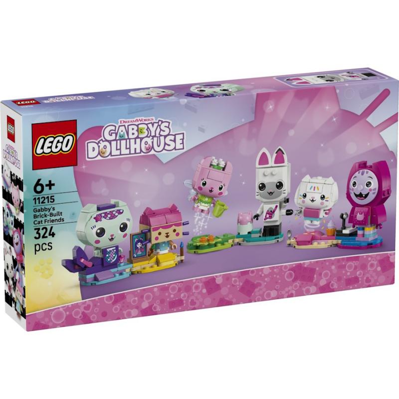 LEGO® Gabby babaháza - Gabi kockákból épült cicabarátai | #11215