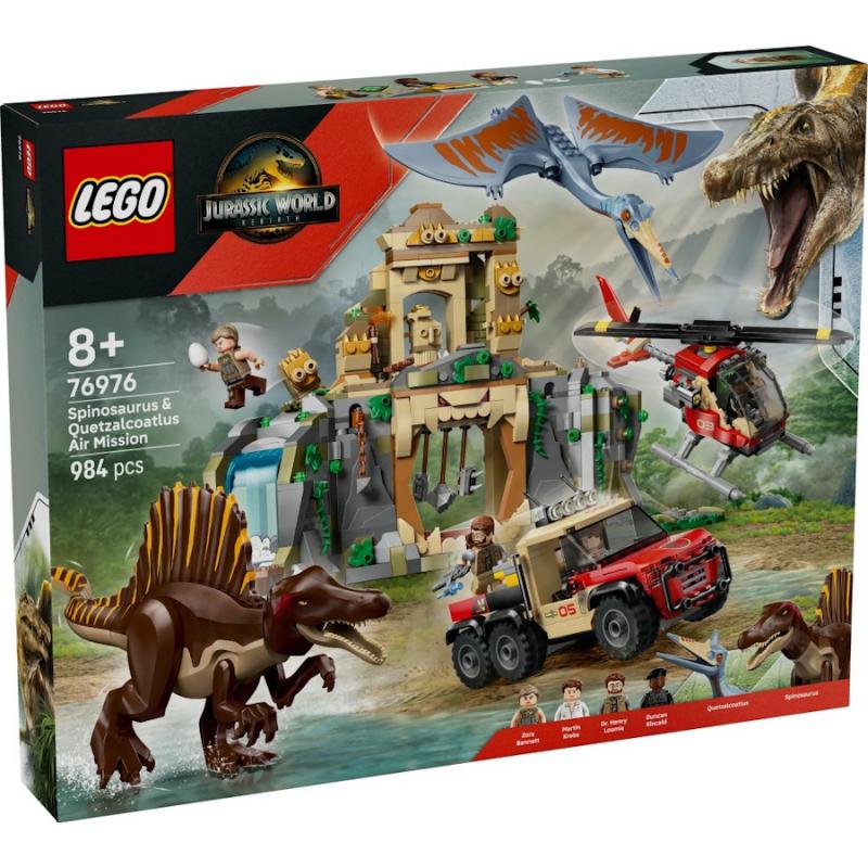 LEGO® Jurassic World™ - Spinosaurus és Quetzalcoatlus, légi küldetés | #76976