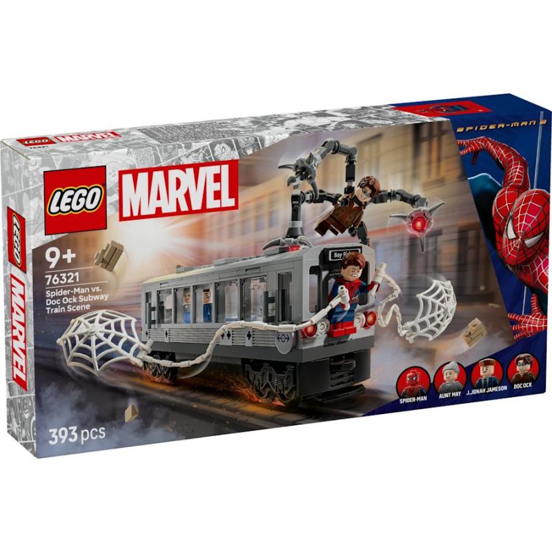LEGO® Marvel - Pókember és Doc Ock csatája a metrókocsiban | #76321