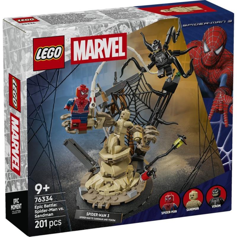 LEGO® Marvel - Pókember és Homokember óriási csatája | #76334