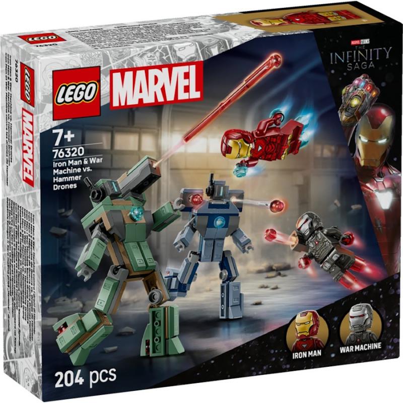 LEGO® Marvel - Vasember és Hadigép vs. Hammer-drónok | #76320