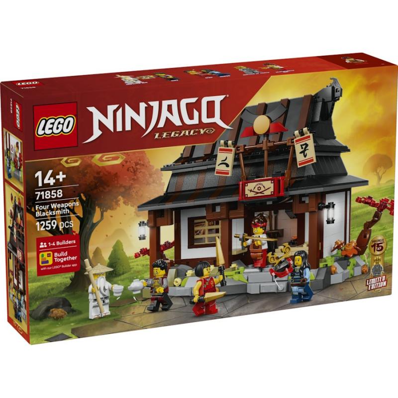 LEGO® NINJAGO® - Négy Fegyver Kovácsműhely, 15. évforduló | #71858