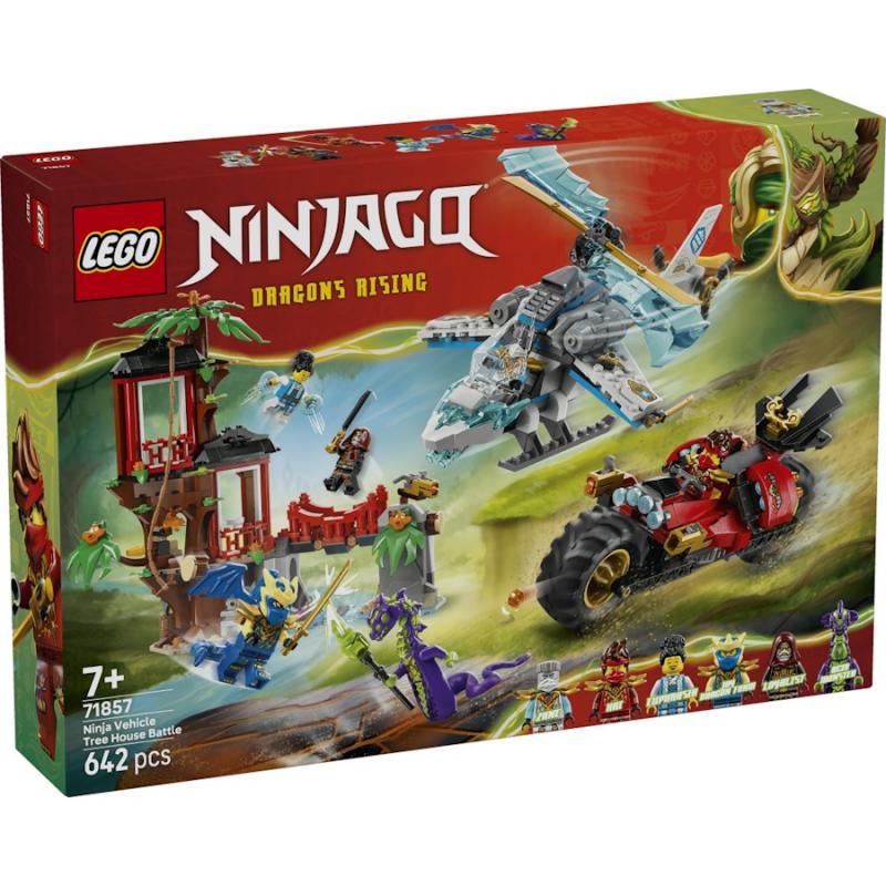 LEGO® NINJAGO® - Nindzsajárművek csatája a lombháznál | #71857