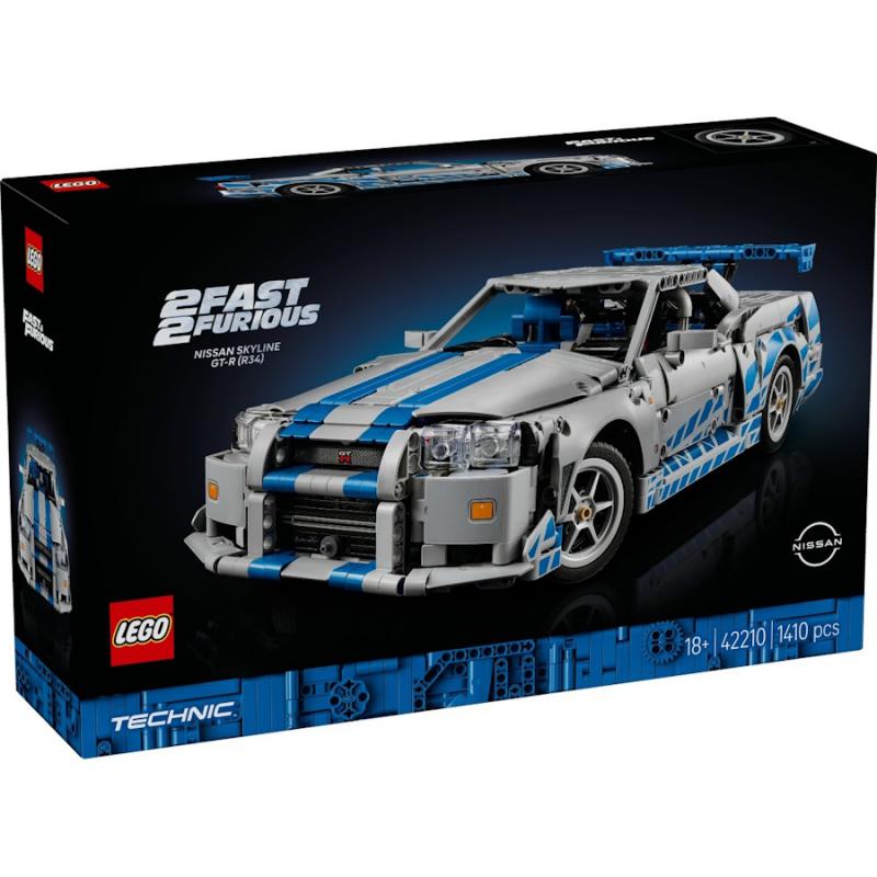 LEGO® Technic - 2 Fast 2 Furious Nissan Skyline GT-R (R34) autó | #42210