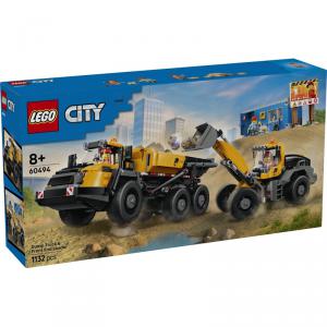 LEGO® City - Homlokrakodó és billenőplatós teherautó | #60494