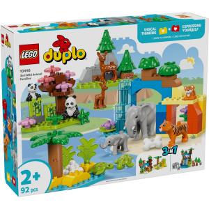 LEGO® DUPLO® - 3 az 1-ben állatcsaládok a vadvilágban | #10446
