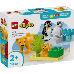 LEGO® DUPLO® - Állatcsaládok a vadvilágban: Pingvinek és oroszlánok | #10442