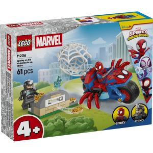 LEGO® Marvel - Motorkerékpáros Pókember vs. Rhino | #11206