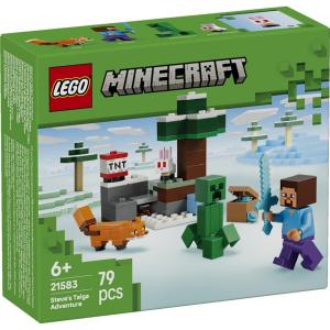 LEGO® Minecraft® - Steve tajgai kalandjai | #21583