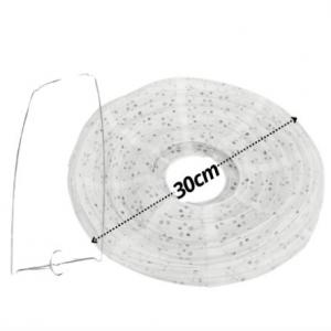 Papír lampion csipkés 30cm