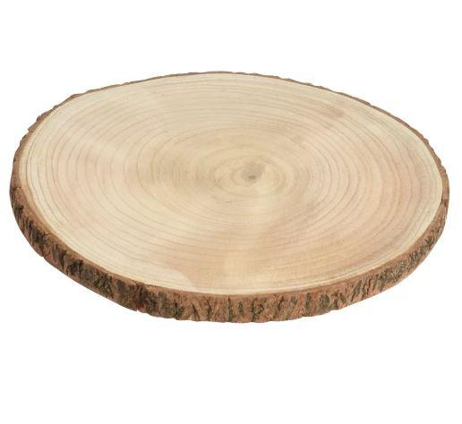 Fa szelet kéreggel 25cm