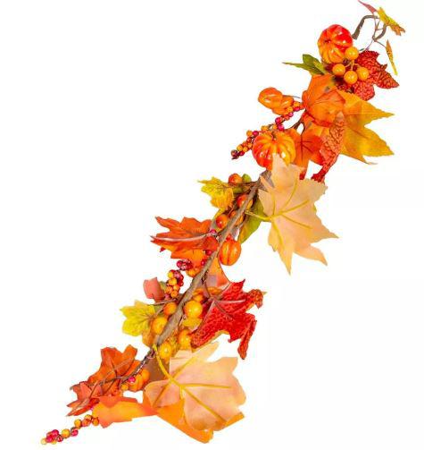 Őszi tökös ajtódísz 60cm