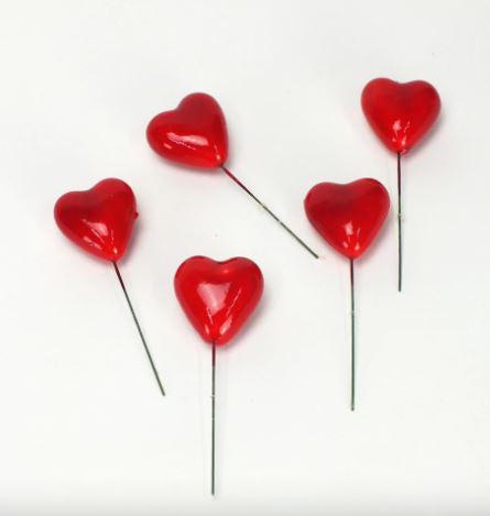 Szív pick piros 100DB/CS