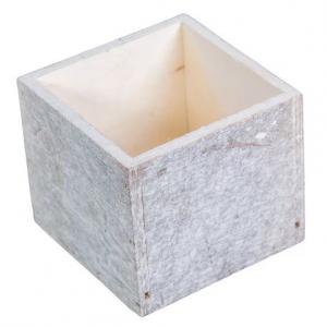 Fa láda szürke koptatott M8x9x9cm