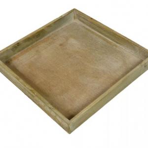 Fa tálca szürkés mosott M4x30x30cm
