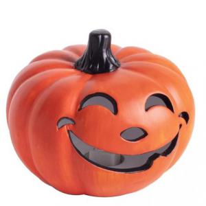 Halloween tök LED-es kerámia M11cm