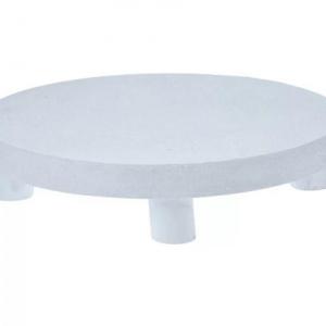 Talpas fa tálca fehér D30cm