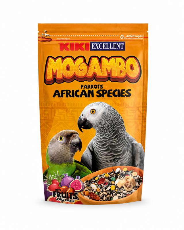 KIKI Excellent Mogambo – African Species papagájeledel 800g