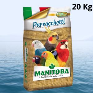 Manitoba Nimfa 20 kg – Prémium eleség nimfapapagájok és közepes testű papagájok számára