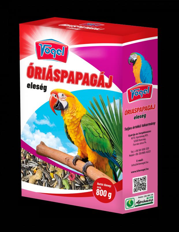 Vogel óriáspapagáj eleség