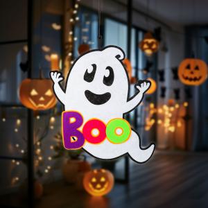 Halloween ablakdekorációk