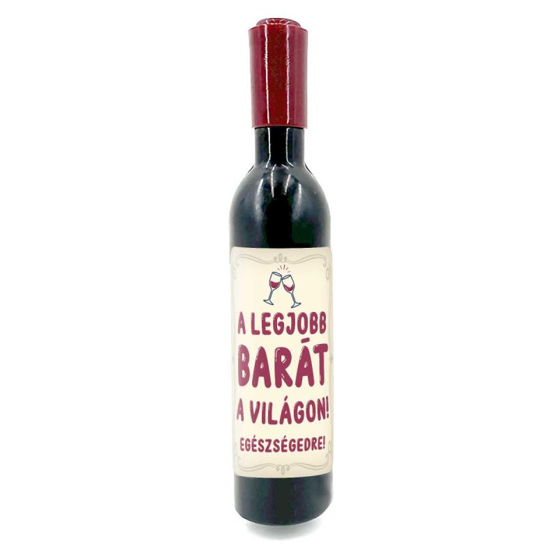A legjobb barát a világon - Dugóhúzó Üvegnyitó Hűtőmágnes - Ajándék Barátnak